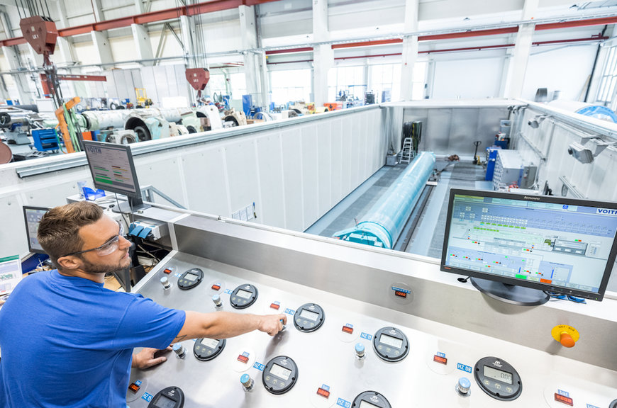 Voith verbessert den mechanischen Walzenservice mit Sensorik und digitalem Upgrade